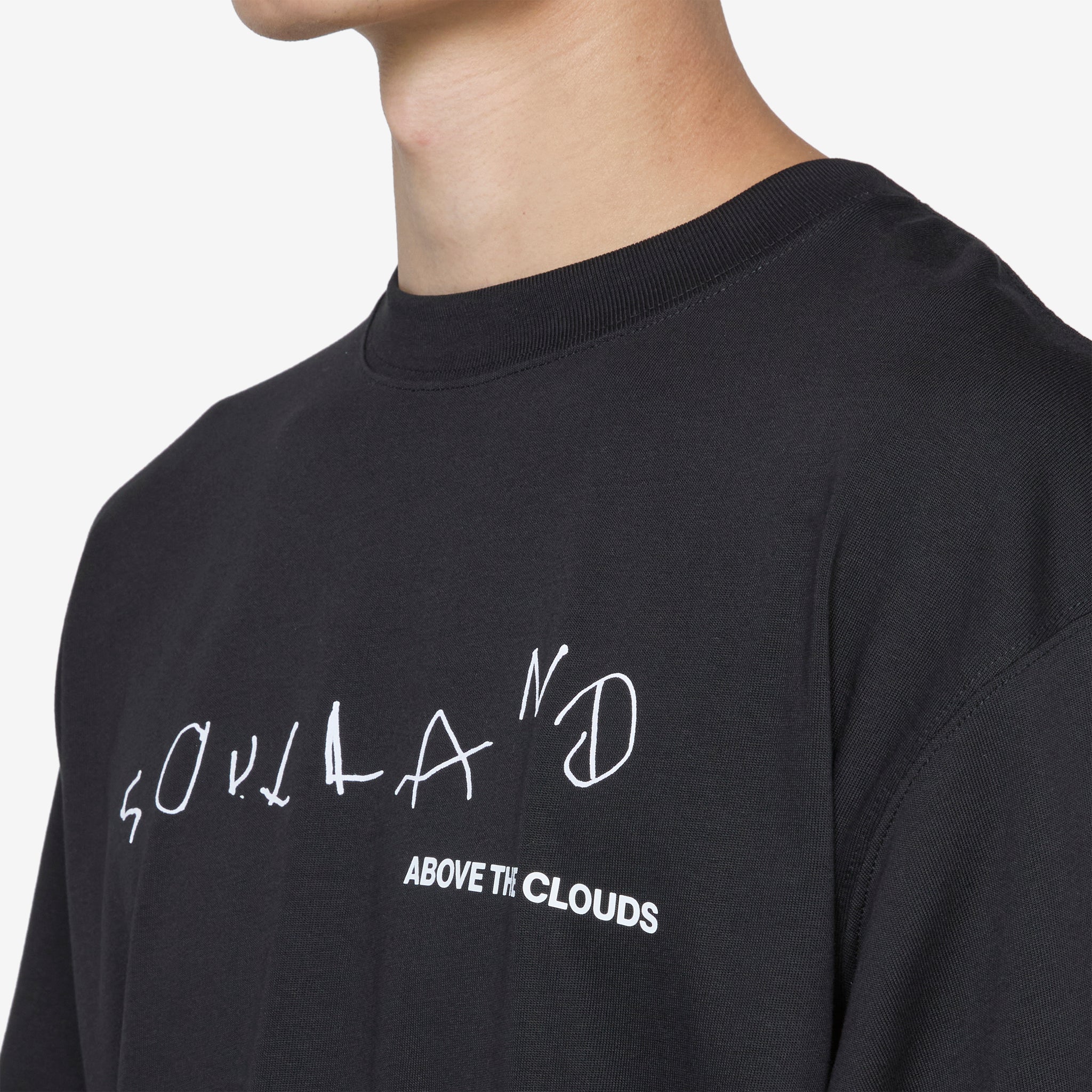Above The Clouds Black T-Shirt - Soft Cotton Tee for Men & Women - Perfect for Casual Wear, Travel, and Outdoor Adventures