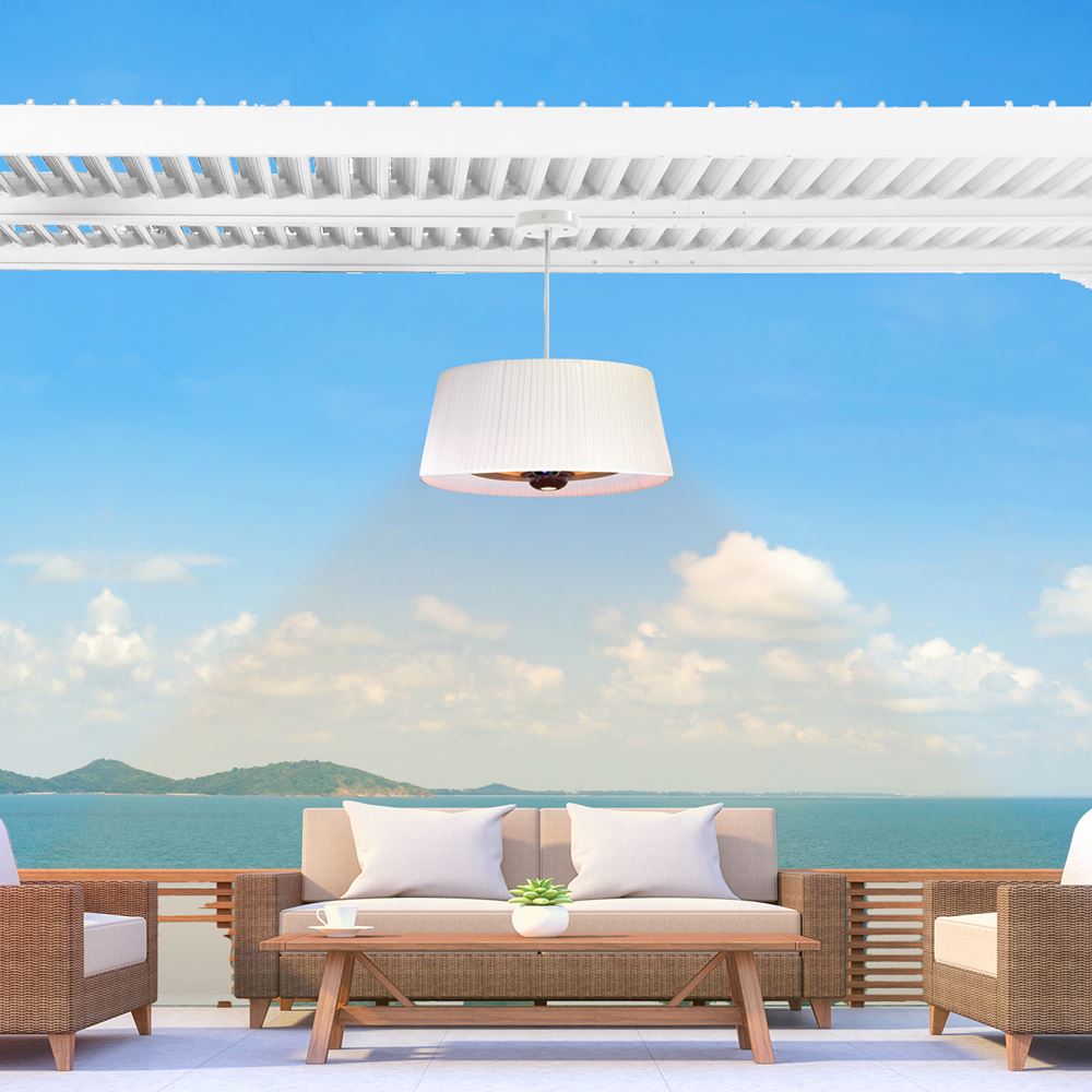 Paragon Outdoor SOL 36 Inch Ceiling Mounted Electric Heater - Weatherproof Patio Heater for Restaurants, Backyards & Covered Decks