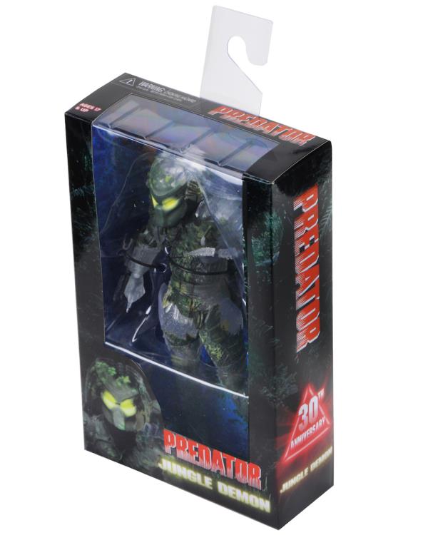 NECA Predator 30th Anniversary Jungle Demon Action Figure - Collectible Predator Toy for Fans, Movie Replica with Detailed Sculpt - Perfect for Display, Gifts, and Action Figure Collections