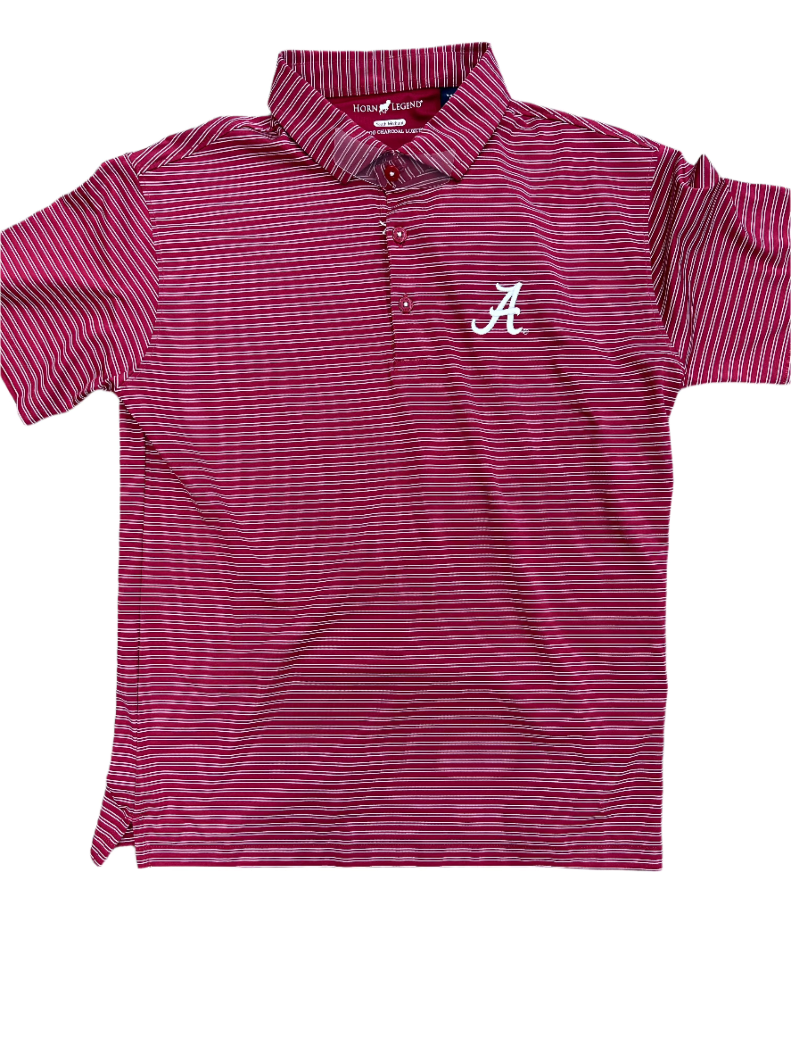 Alabama Striped Polo Shirt for Boys - Comfortable Cotton Knit Top for School, Casual Wear & Outdoor Activities