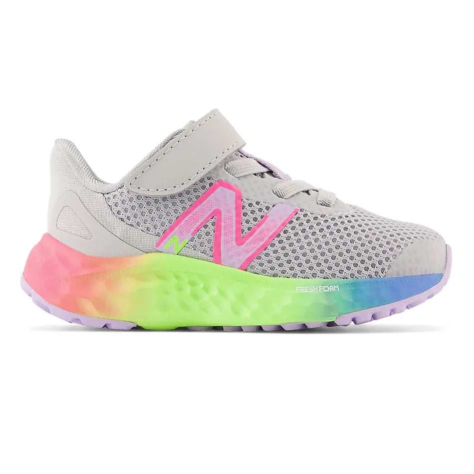 New Balance Lightweight Aluminum Arishi v4 Toddler Sneakers for Boys & Girls - Comfortable Running Shoes for Kids' Outdoor Play & Daily Wear
