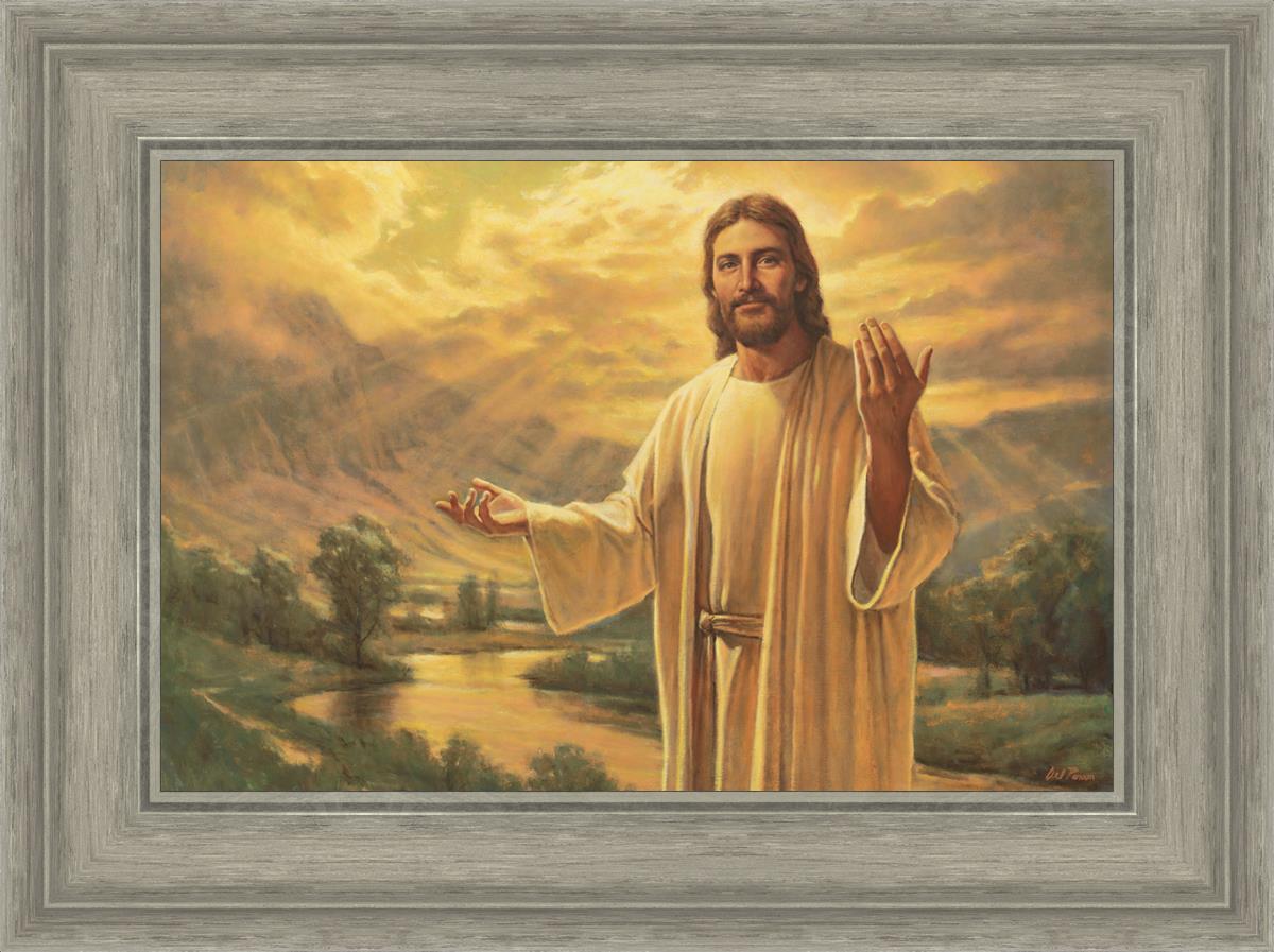 Come Follow Me By Del Parson - Inspirational Christian Wall Art for Home & Church Decor - Perfect for Living Rooms, Bedrooms & Sunday School Classrooms