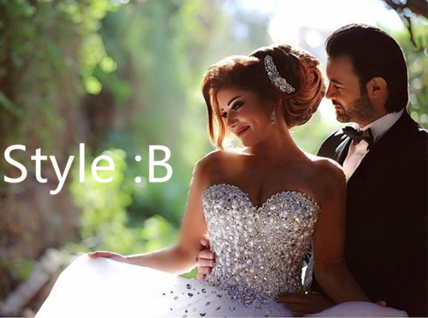 2019 Sweetheart Crystal Beaded Ball Gown Wedding Dress - Elegant A-Line Princess Gown for Bridal, Prom, Quinceañera & Formal Occasions
