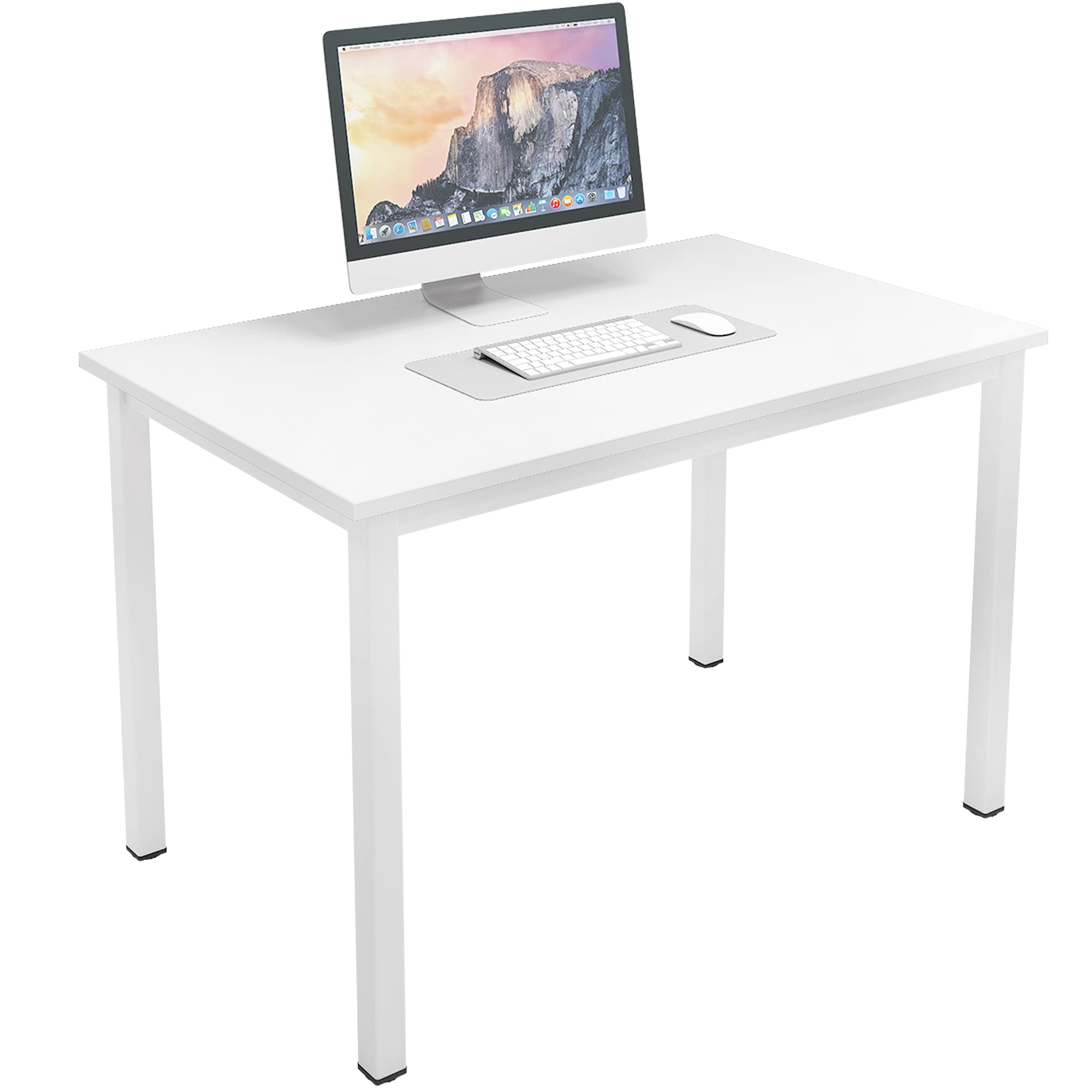 SogesGame 39.4 Inch Compact Computer Desk for Small Spaces - Home Office Writing Desk with Sturdy Frame | Perfect for Apartments, Dorms & Workspaces
