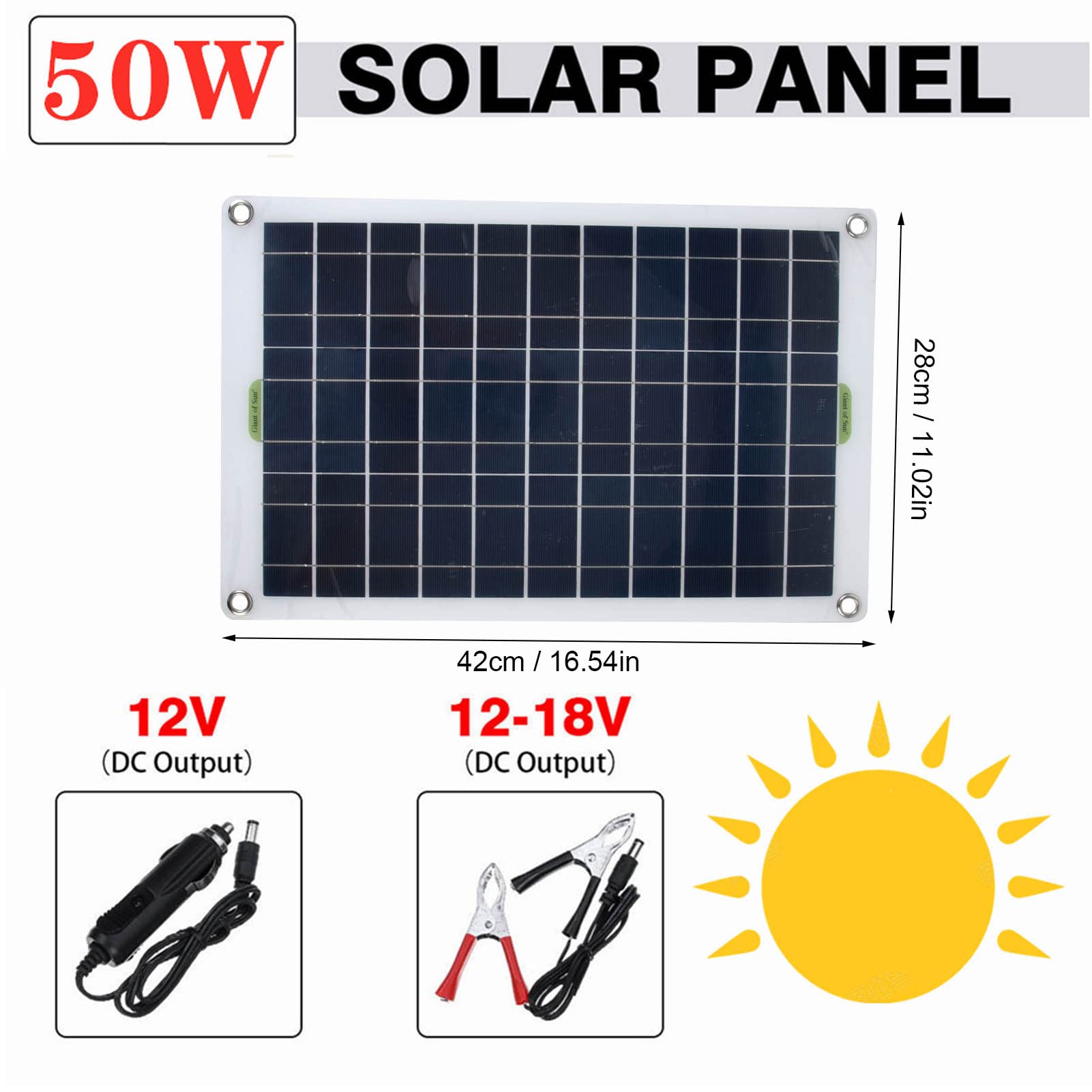 Solar Water Pump Kit 12V 50W Panel, 800L/h Submersible Pump with Solar Fountain Kit - Quiet DC Solar Powered Pond Fountain for Garden, Yard, and Outdoor Water Features