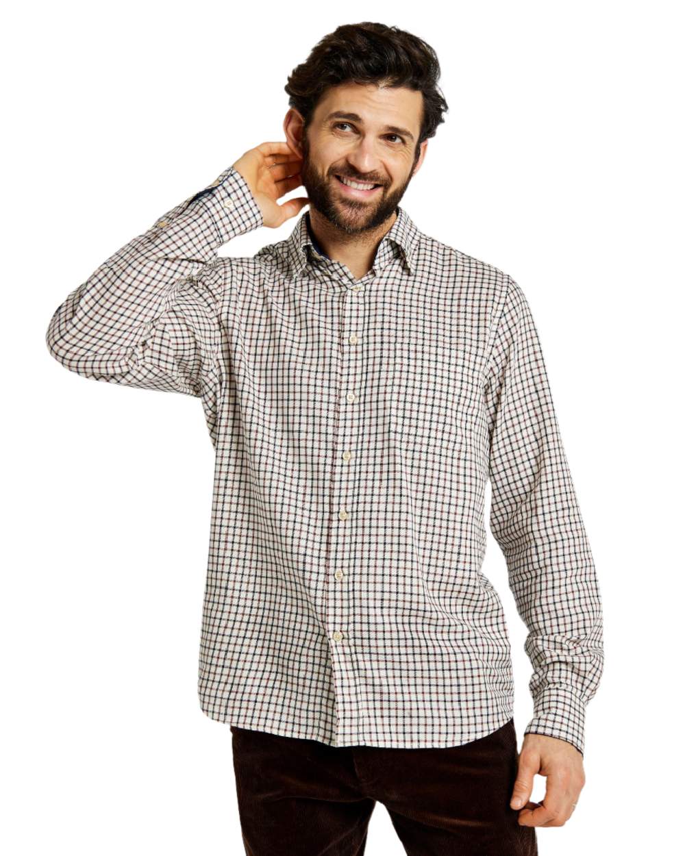 Dubarry Connell Tattersall Check Shirt for Men - Classic Plaid Button Down Casual Shirt - Perfect for Outdoor Activities, Work & Everyday Wear