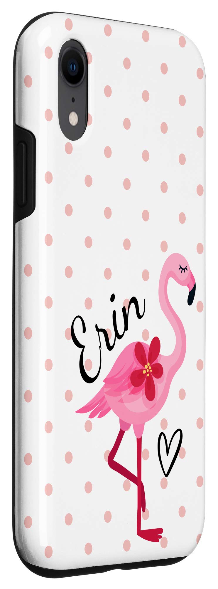 Custom iPhone XR Case - Pink Flamingo Design with Personalization | Trendy Protective Cover for iPhone XR | Perfect Gift for Her, Birthday, Anniversary & Everyday Use