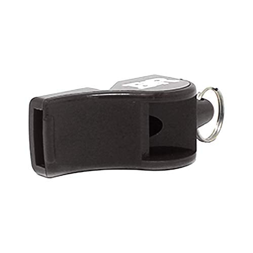 Safety Whistle with Lanyard - Loud Emergency Whistle for Hiking, Running & Outdoor Activities - Black