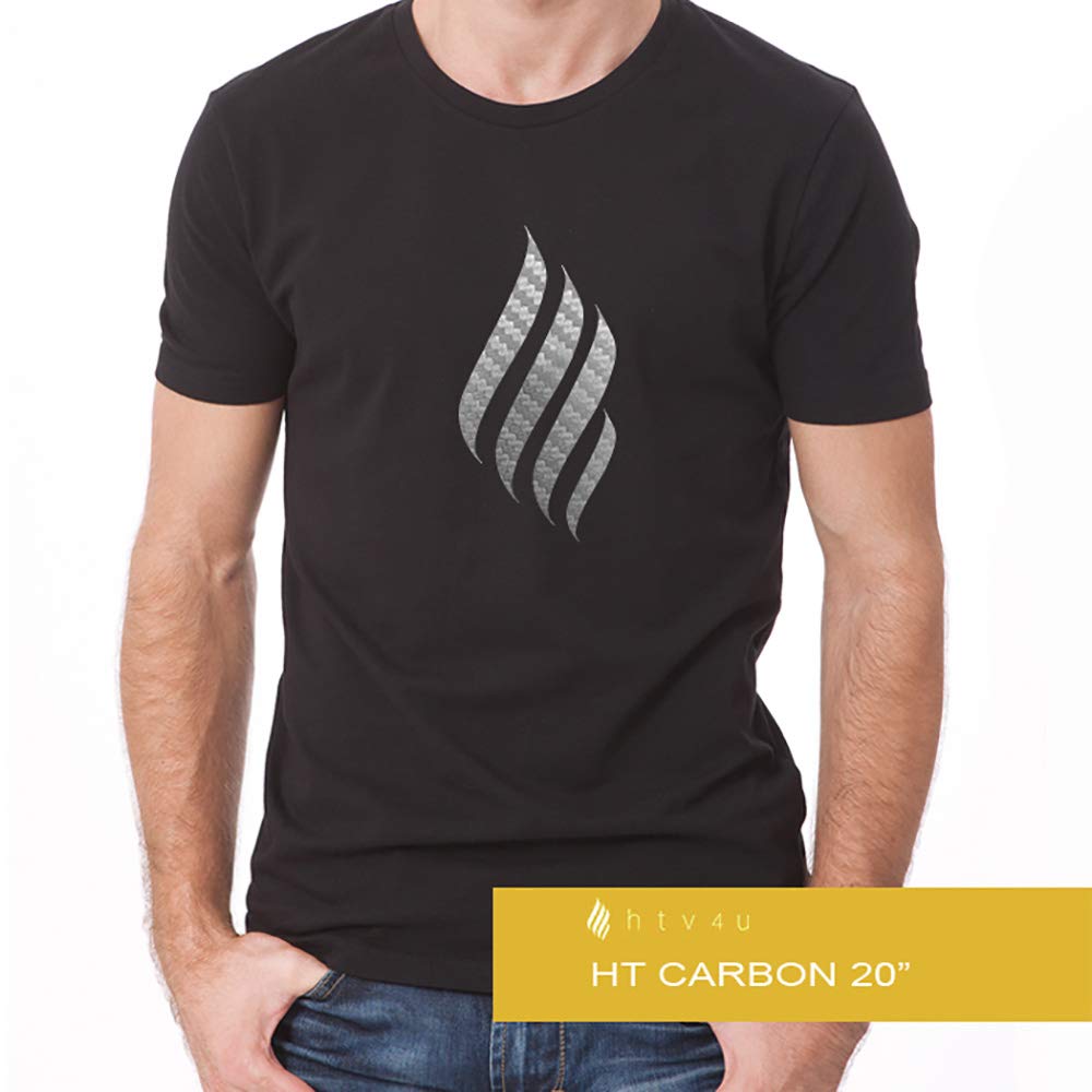 Premium HT Carbon Iron On Heat Transfer Vinyl - 20