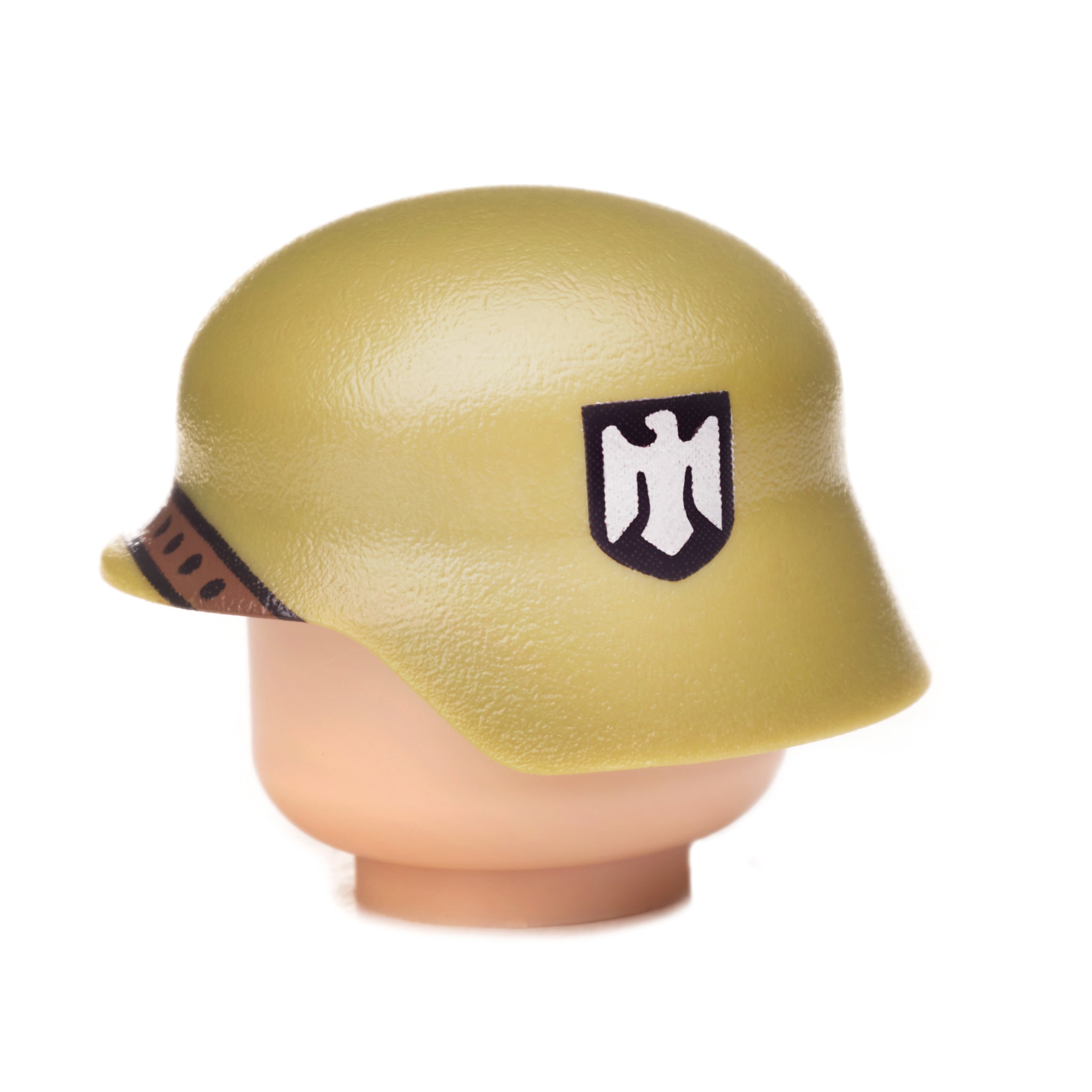 Heer Stahlhelm V2 Military Helmet - Olive Green Tactical Helmet for Airsoft, Paintball & Reenactment - Durable German Army Style Helmet for Outdoor Sports & Collectors