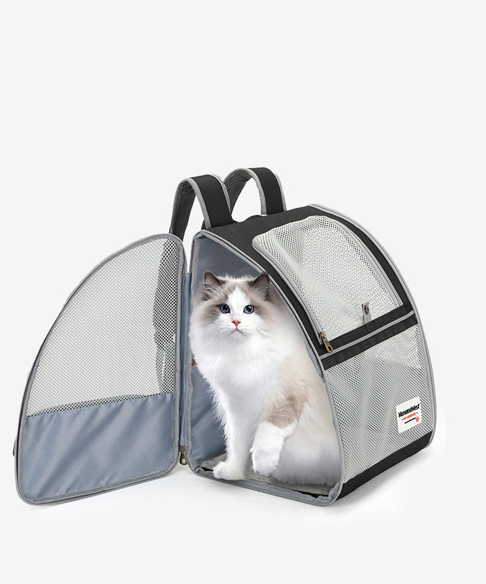 Montana West 3-Side Mesh Pet Carrier Backpack - Lightweight & Breathable for Small Dogs & Cats - Perfect for Travel, Hiking & Outdoor Adventures