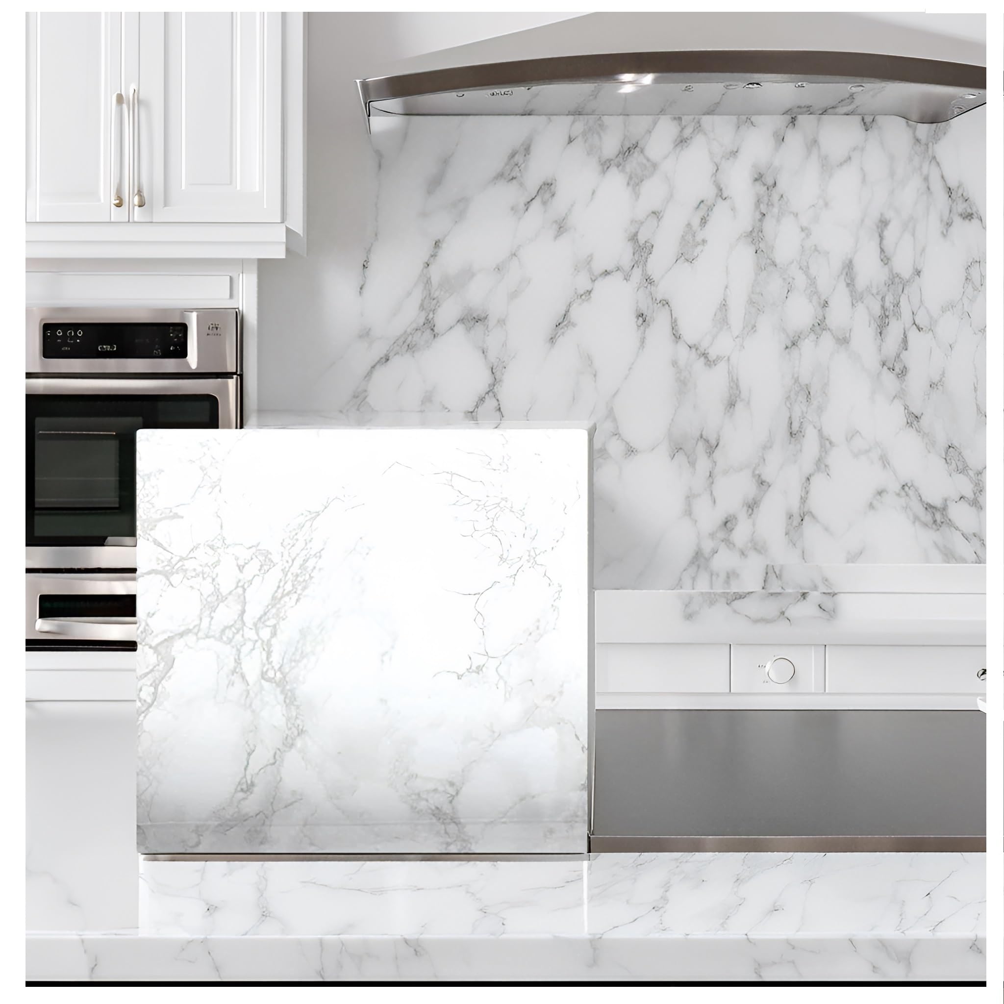 EZ Faux Marble Peel and Stick Countertop Paper - 36