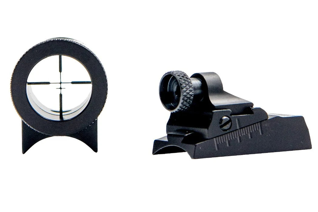 CVA Williams Western Precision Peep & Front Globe Sight for Hunting & Target Shooting - High Accuracy Rifle Scope for Long Range Shooting & Outdoor Sports