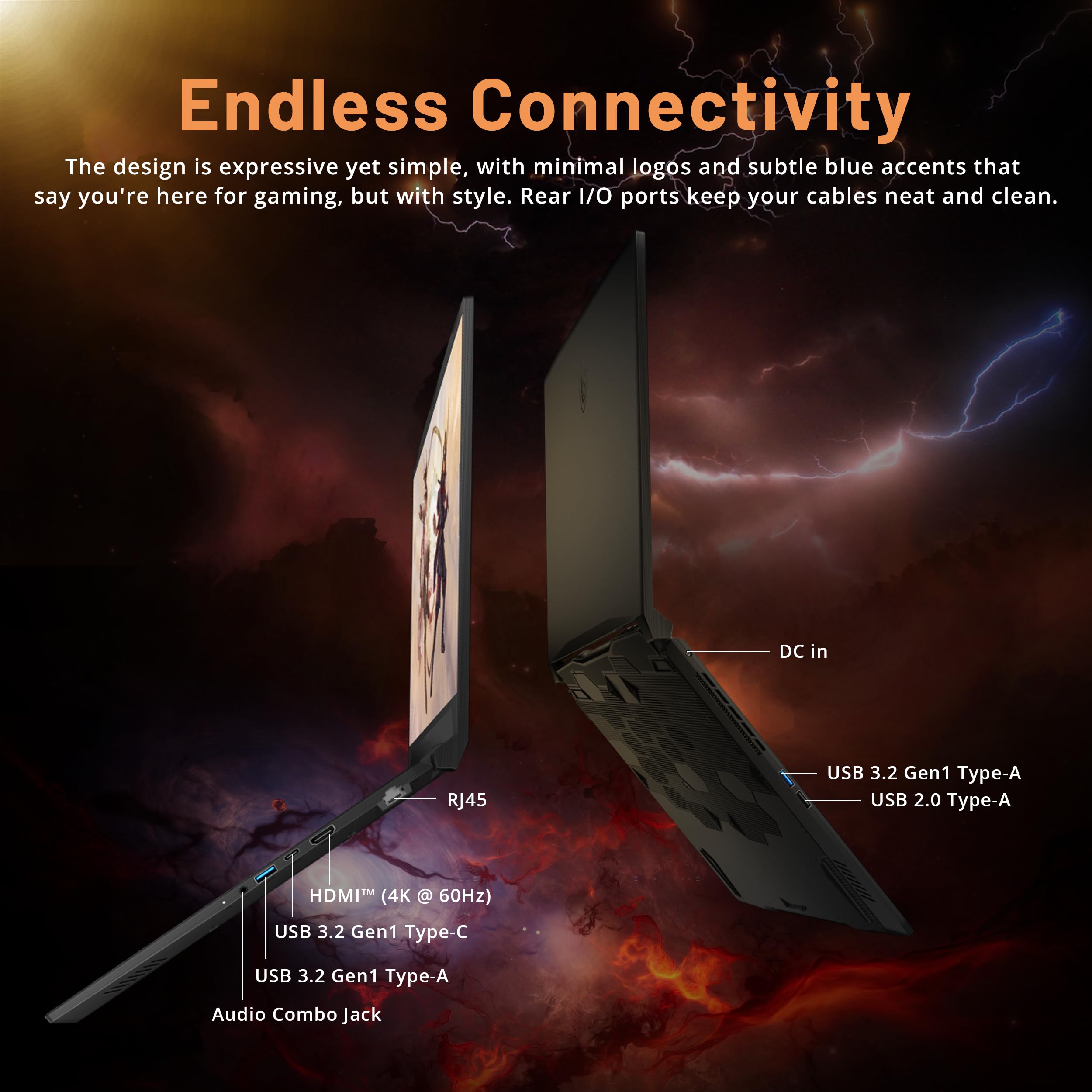 MSI Katana GF66 Gaming Laptop 15.6
