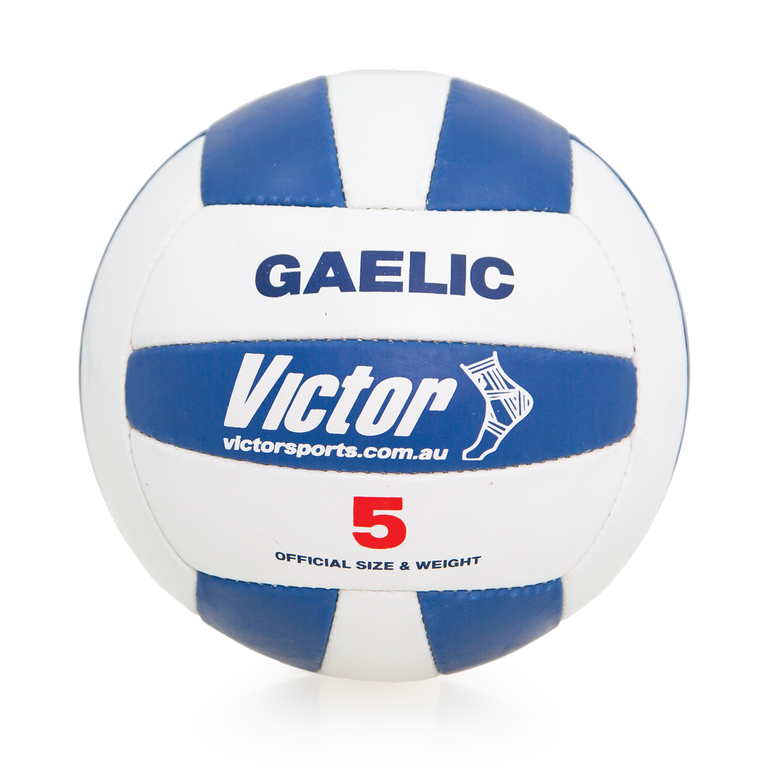 Victor Official Size Gaelic Football - Premium Synthetic Leather for Training & Matches - Perfect for Sports Enthusiasts & Team Play