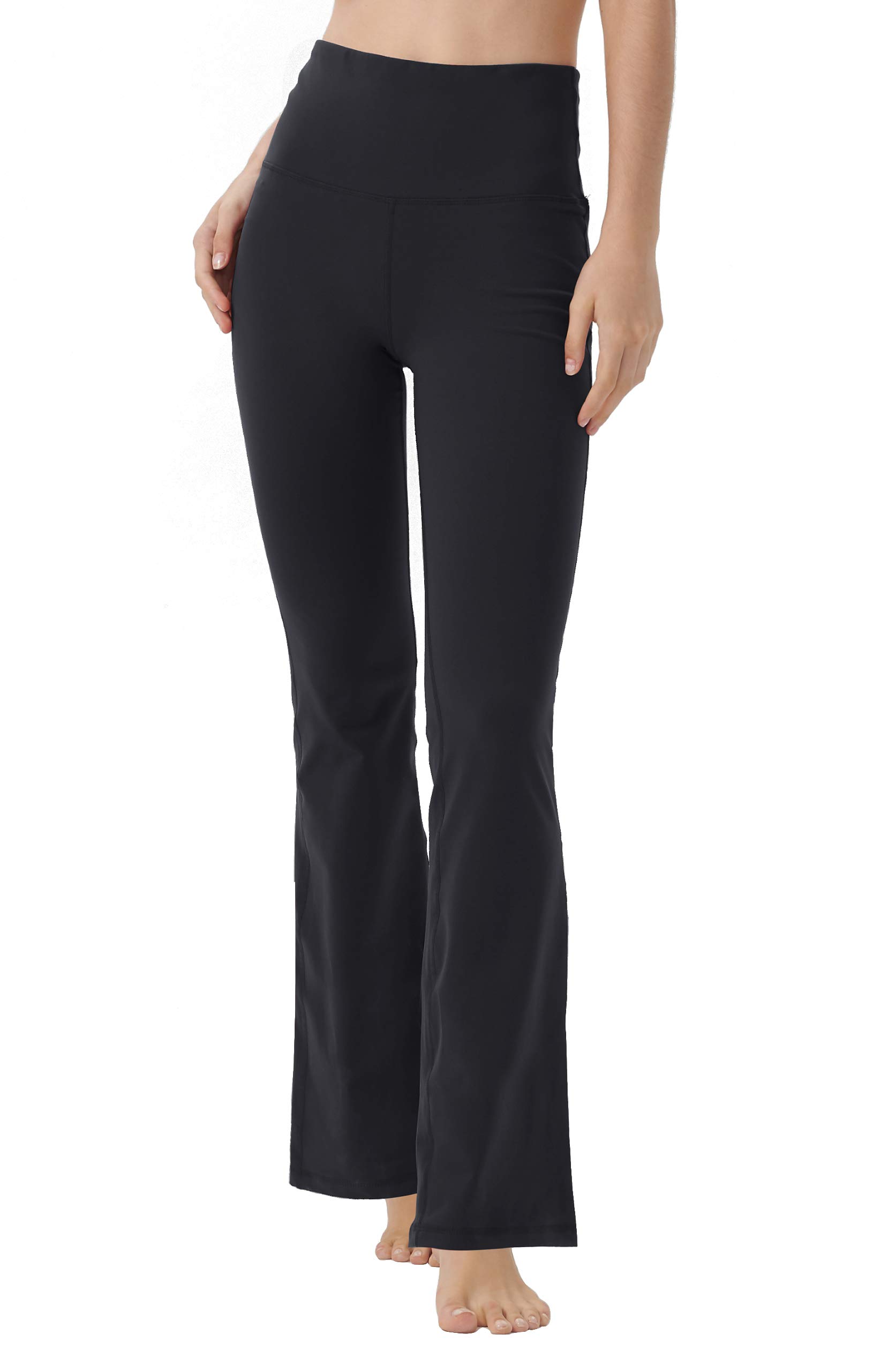 Bootcut Yoga Pants for Women - High Waist Tummy Control Workout & Work Pants - Comfortable Bootleg Dress Pants for Yoga, Office & Casual Wear
