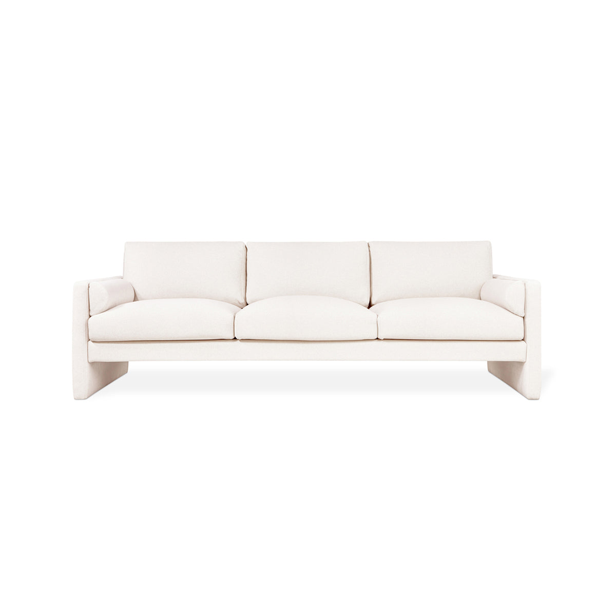 M Co Living Laurel Sofa - Modern Comfortable Sectional Couch for Living Room, Lounge & Family Room - Soft Fabric Upholstery with Sturdy Wooden Frame - Perfect for Small Spaces, Apartments & Home Theater