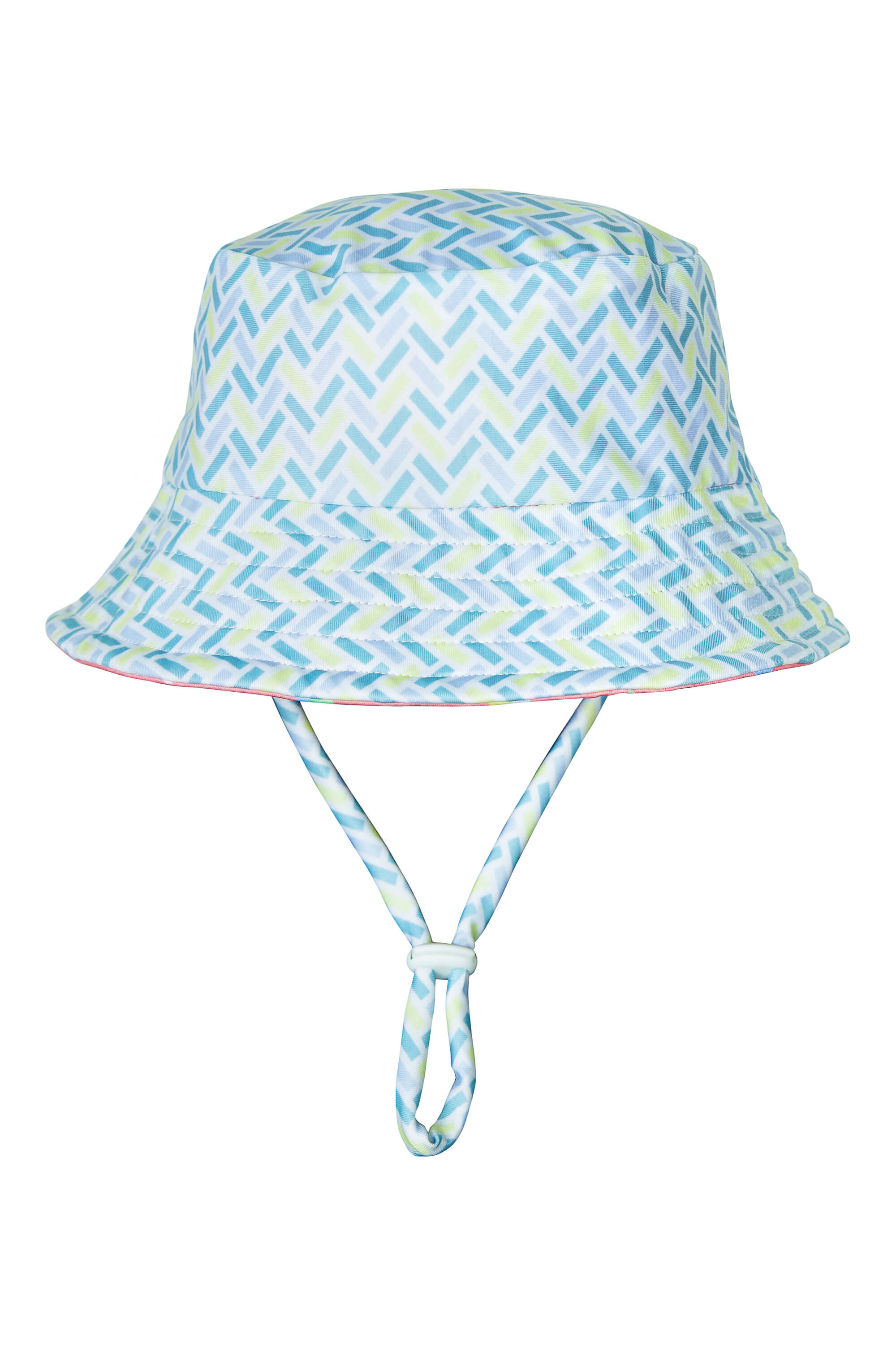 Turtle Island Kids Reversible Swim Hat for Girls & Boys - Ice Cream & Braid Design - UV Protection for Pool, Beach & Water Activities