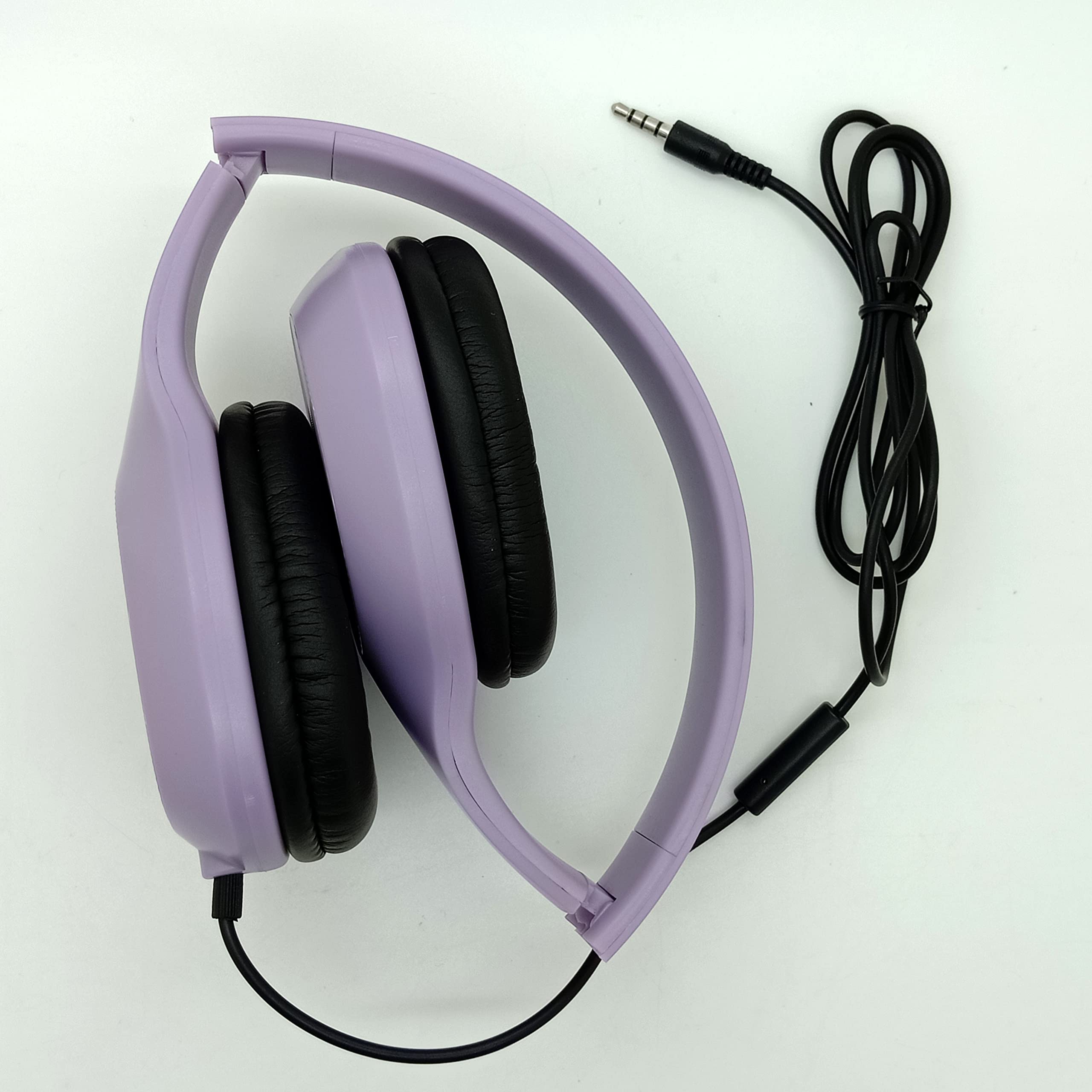 Noise Cancelling Headphones for Students - Durable Kids Headphones with Microphone, Unbreakable Design, Comfortable Fit (Purple) - Perfect for Online Classes, Studying & Gaming