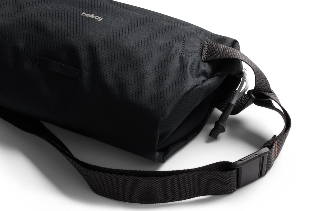 Bellroy Lite Sling - Lightweight Crossbody Bag for Men & Women | Water-Resistant Travel Sling Pack | Perfect for Hiking, Commuting & Everyday Carry (Black)