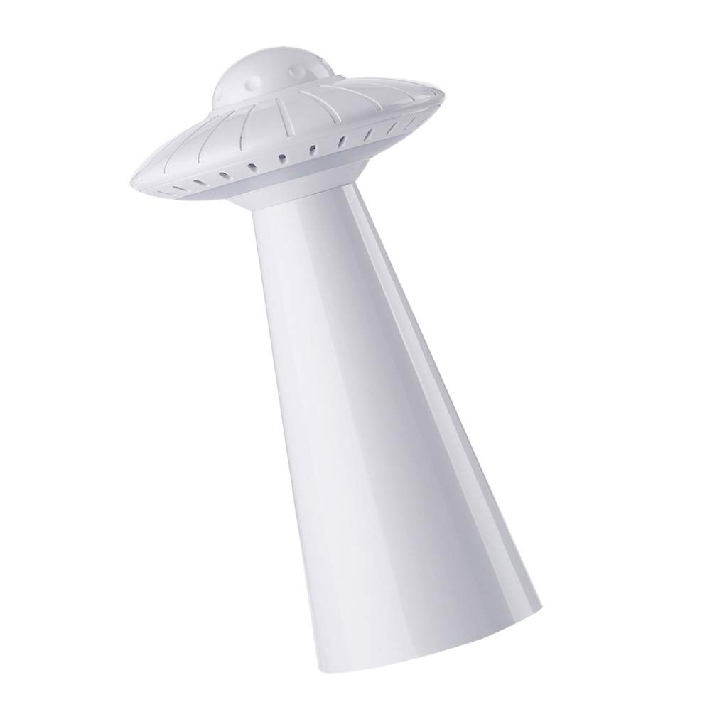 OSALADI Kids LED Desk Lamp with Nightlight - Spaceship Design Nursery Light for Baby Boys, Bedside Reading Lamp, White Shine Wardrobe Light (Perfect for Bedrooms, Study Rooms & Kids' Spaces)