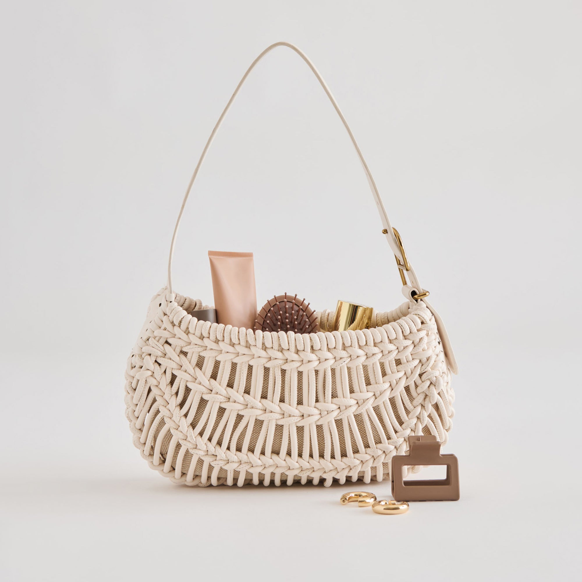 Stella Ivory Shoulder Bag - Elegant & Stylish Handbag for Women, Perfect for Work, Travel, and Everyday Use