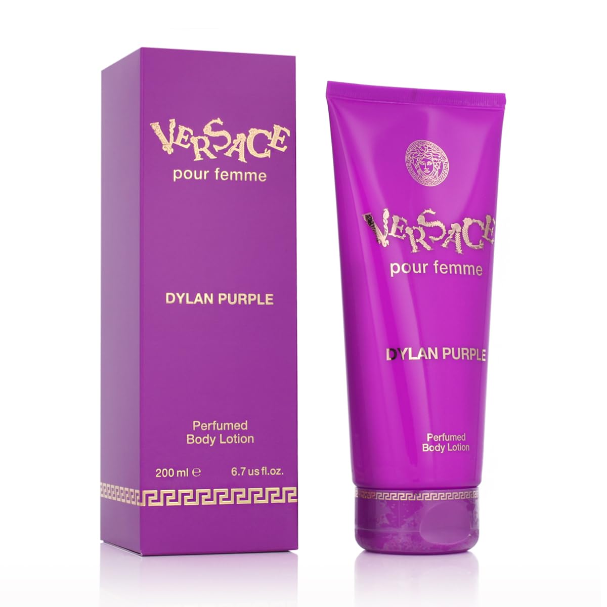 Versace Dylan Purple Body Lotion 200ml - Hydrating & Luxurious Fragrance for Women - Perfect for Daily Moisturizing & Gift Giving