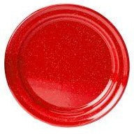 GSI Outdoors 10-Inch Enamel Plate - Durable Camping Dishware for Outdoor Dining, Picnics & Backpacking | Lightweight & Eco-Friendly (Model: 08326)