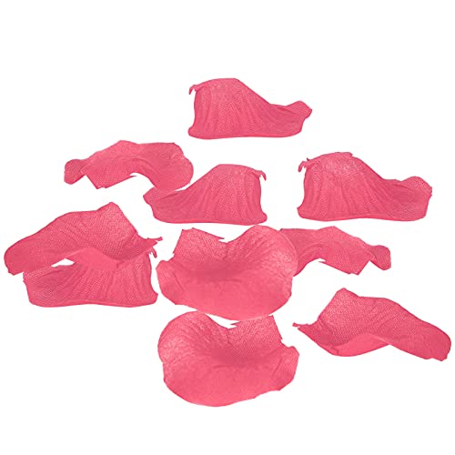 Realistic Fake Petals - Pink Silk Rose Petals for Wedding Decor, Home Decoration, Bridal Shower & Party Aisle Scatter