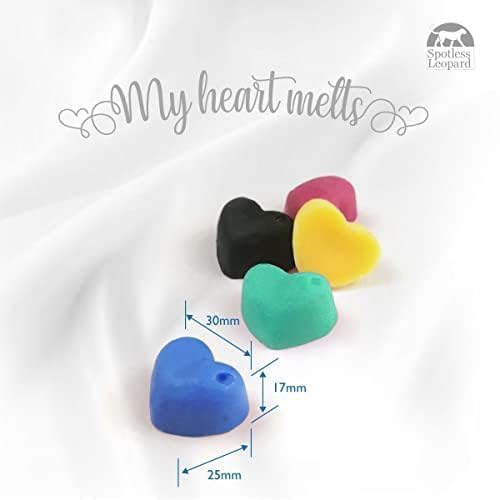 16-Pack Coffee Scented Wax Melts - Heart Shaped, 5g Each - Eco-Friendly Gift Box - Flameless Wax Cubes for Warmers | Perfect for Home, Office & Relaxation