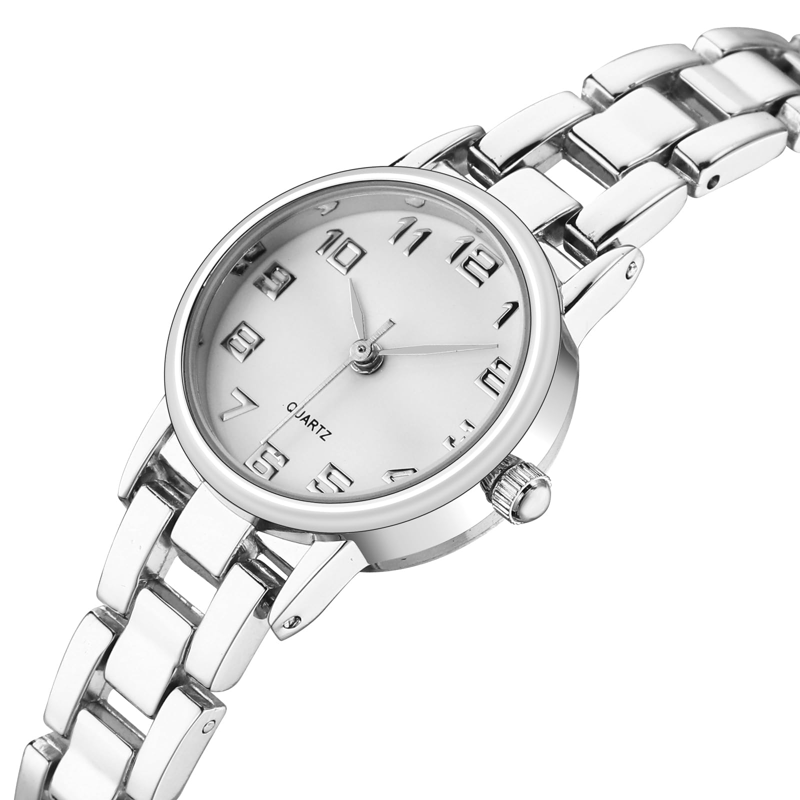 Elegant Women's Quartz Wristwatch - Waterproof Ladies Bracelet Watch with Stainless Steel Band | Perfect for Office, Party & Everyday Wear