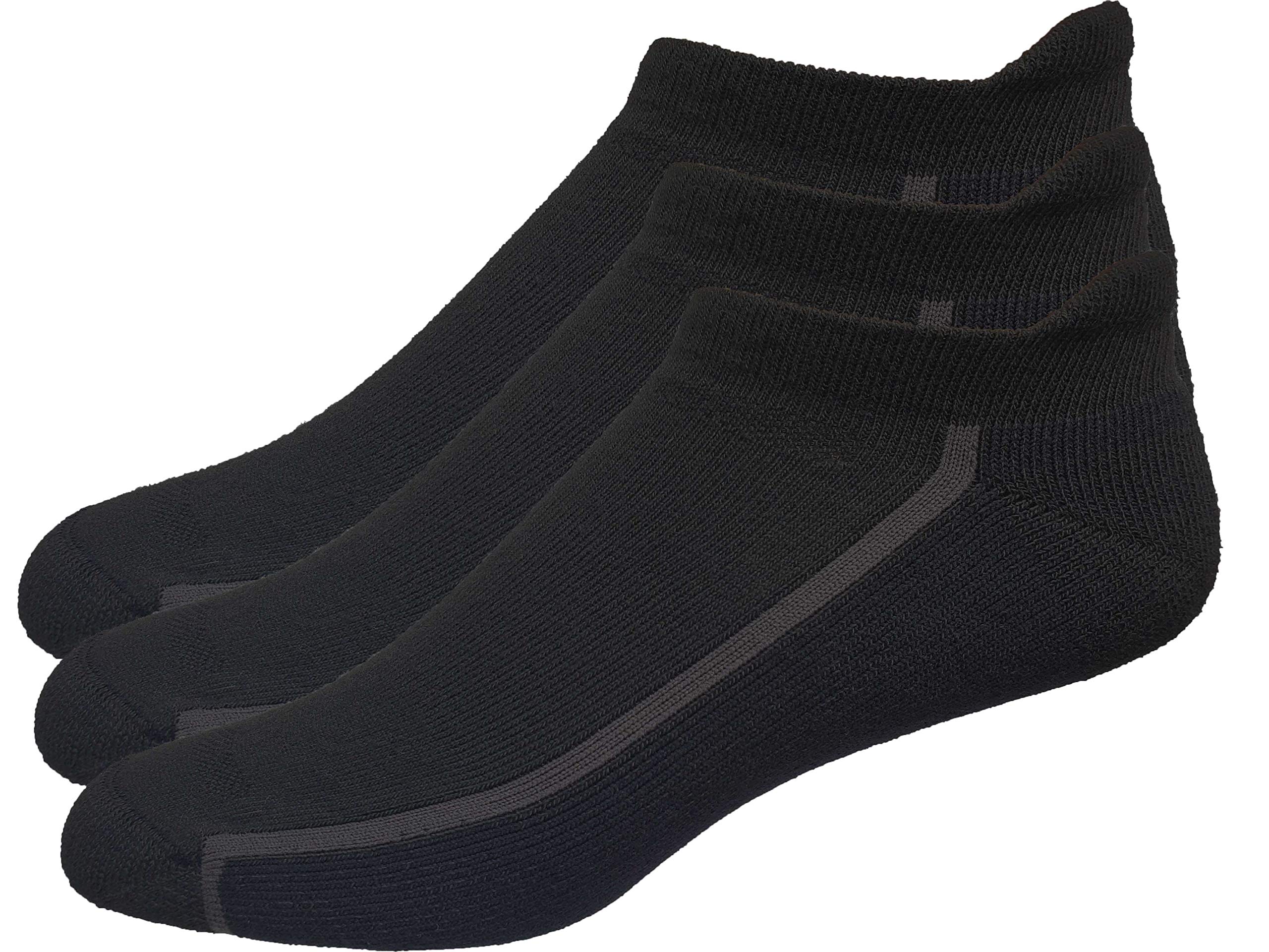 Men's 3-Pack No Show Tab Golf Socks - Breathable Low Cut Athletic Socks for Golf, Running & Casual Wear - Perfect for Sports & Everyday Comfort