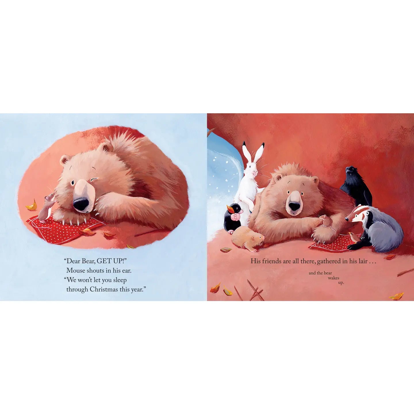 Bear Stays Up For Christmas by Karma Wilson - Heartwarming Holiday Children's Book for Family Reading & Christmas Traditions