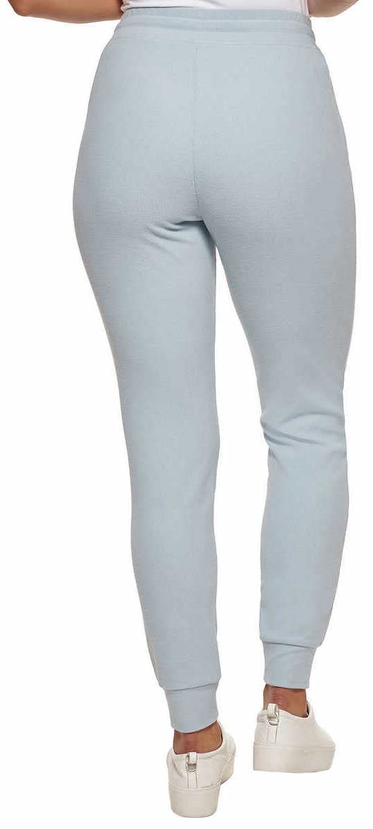 Andrew Marc Marc New York Women's Ribbed Midweight Jogger Pants - Comfortable Casual Lounge & Workout Pants for Everyday Wear