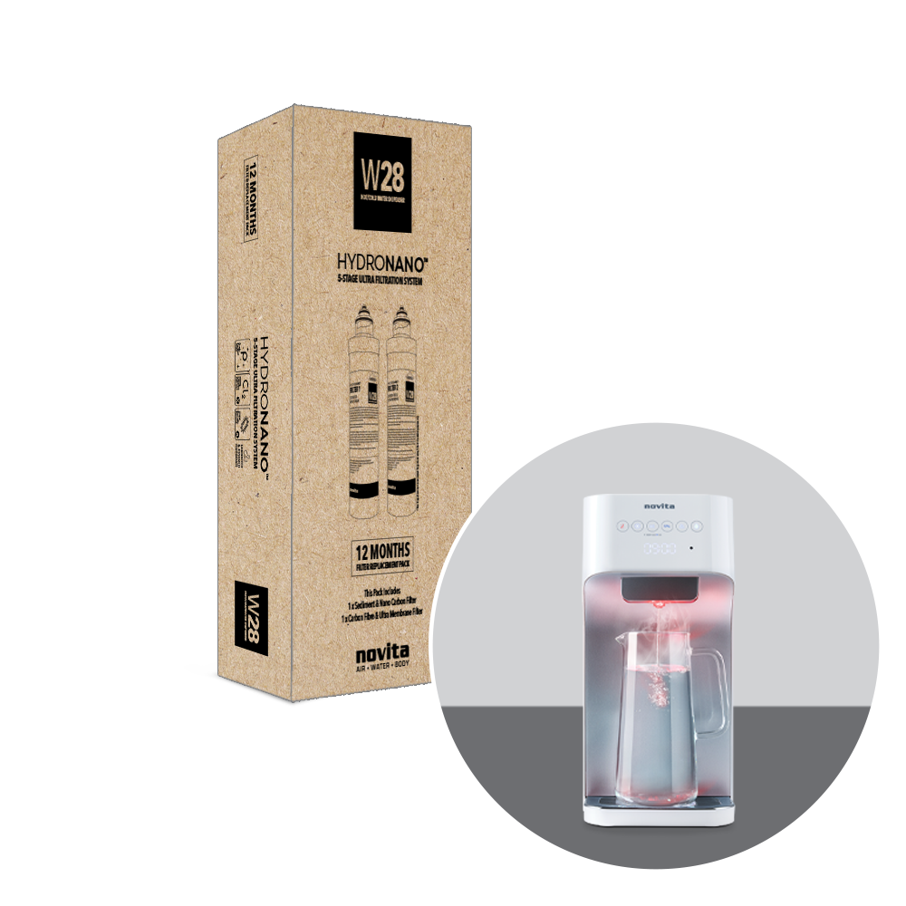 W28 Water Filter Replacement Pack - Compatible with Refrigerators & Water Dispensers - 6-Pack for Clean & Fresh Drinking Water - Perfect for Home, Office & Kitchen Use