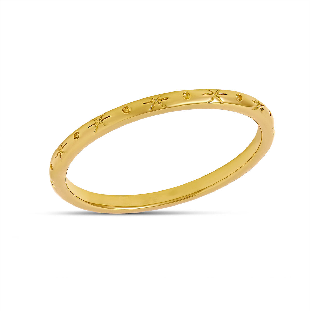 Estrella Gold Ring for Women - Elegant 18K Gold Plated Fashion Ring for Everyday Wear, Gift Giving & Special Occasions