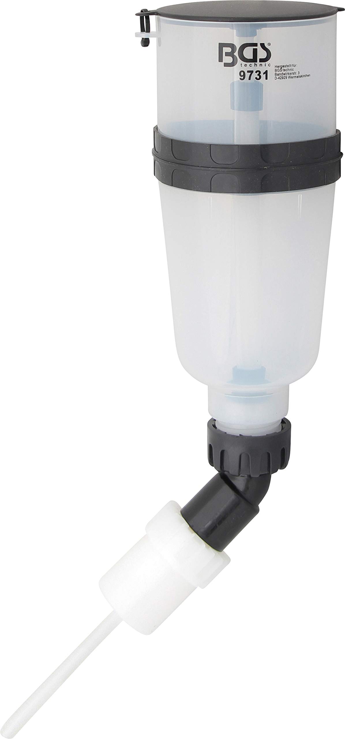 BGS 9731 Multi-Purpose Funnel for Urea (AUS 32) - Angled Design for Easy Pouring | Perfect for Automotive DEF, Agricultural & Industrial Applications
