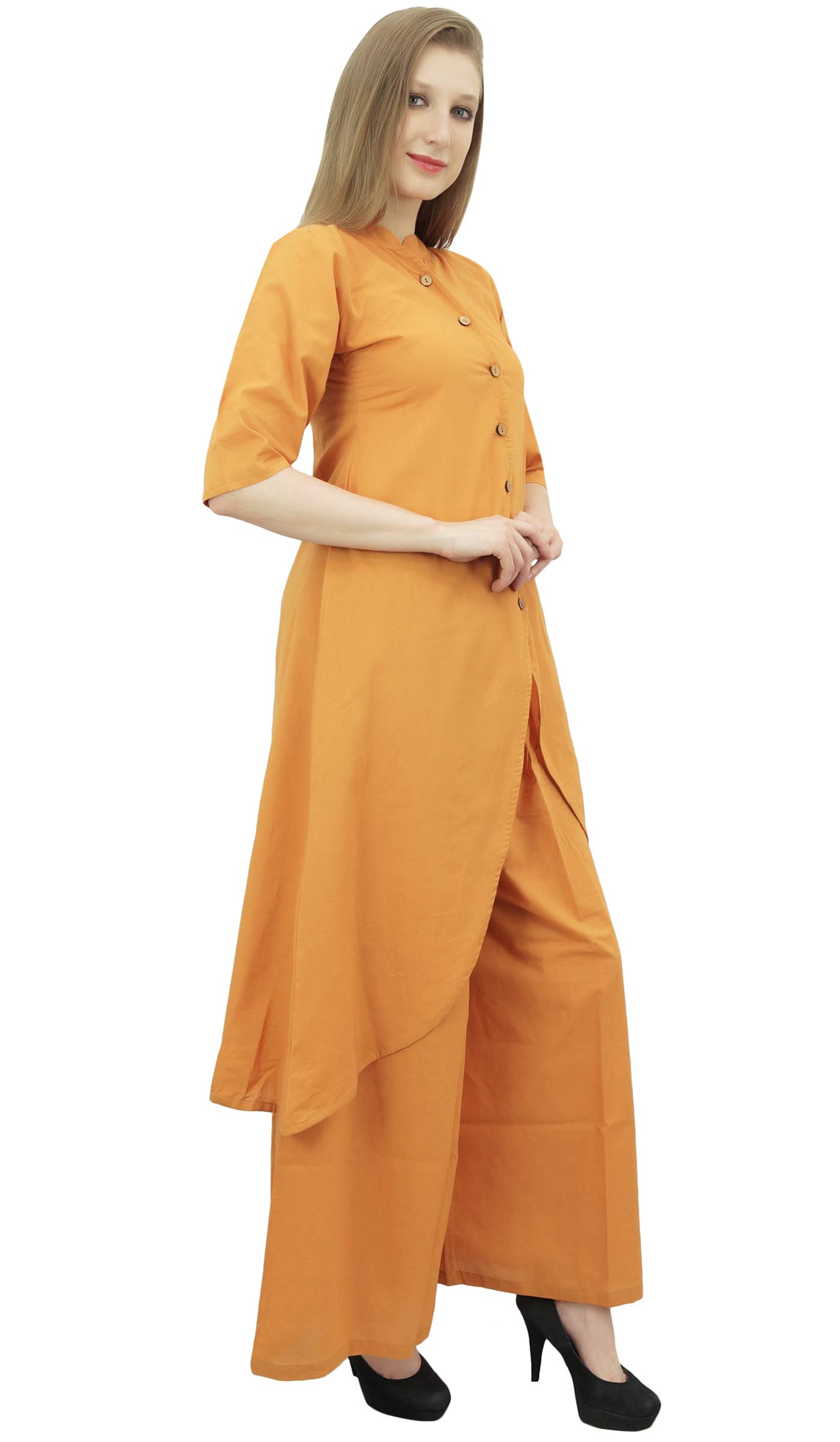 Stylish Indian Asymmetrical Kurta Kurti with Palazzo Pant Set - Elegant Ethnic Outfit for Women | Perfect for Festivals, Weddings & Casual Wear