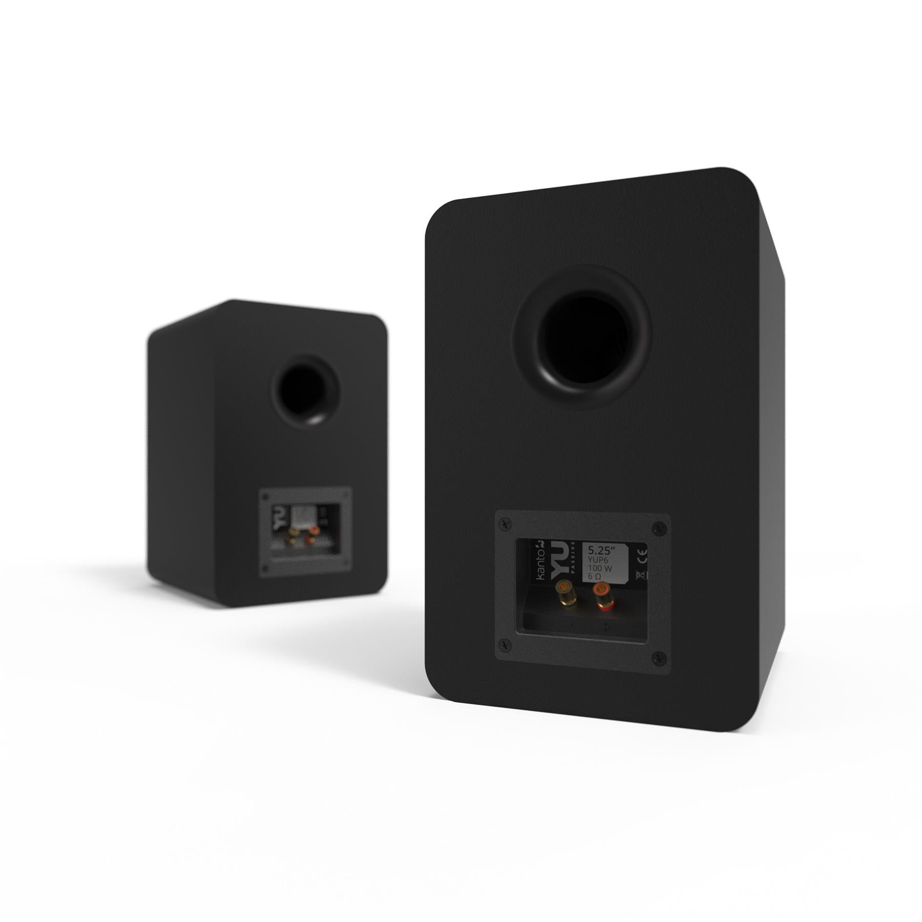 Kanto YUP6 Passive Bookshelf Speakers (Pair) - High-Quality Audio for Home Theater, Music & Gaming - Perfect for Living Rooms, Offices & Studios