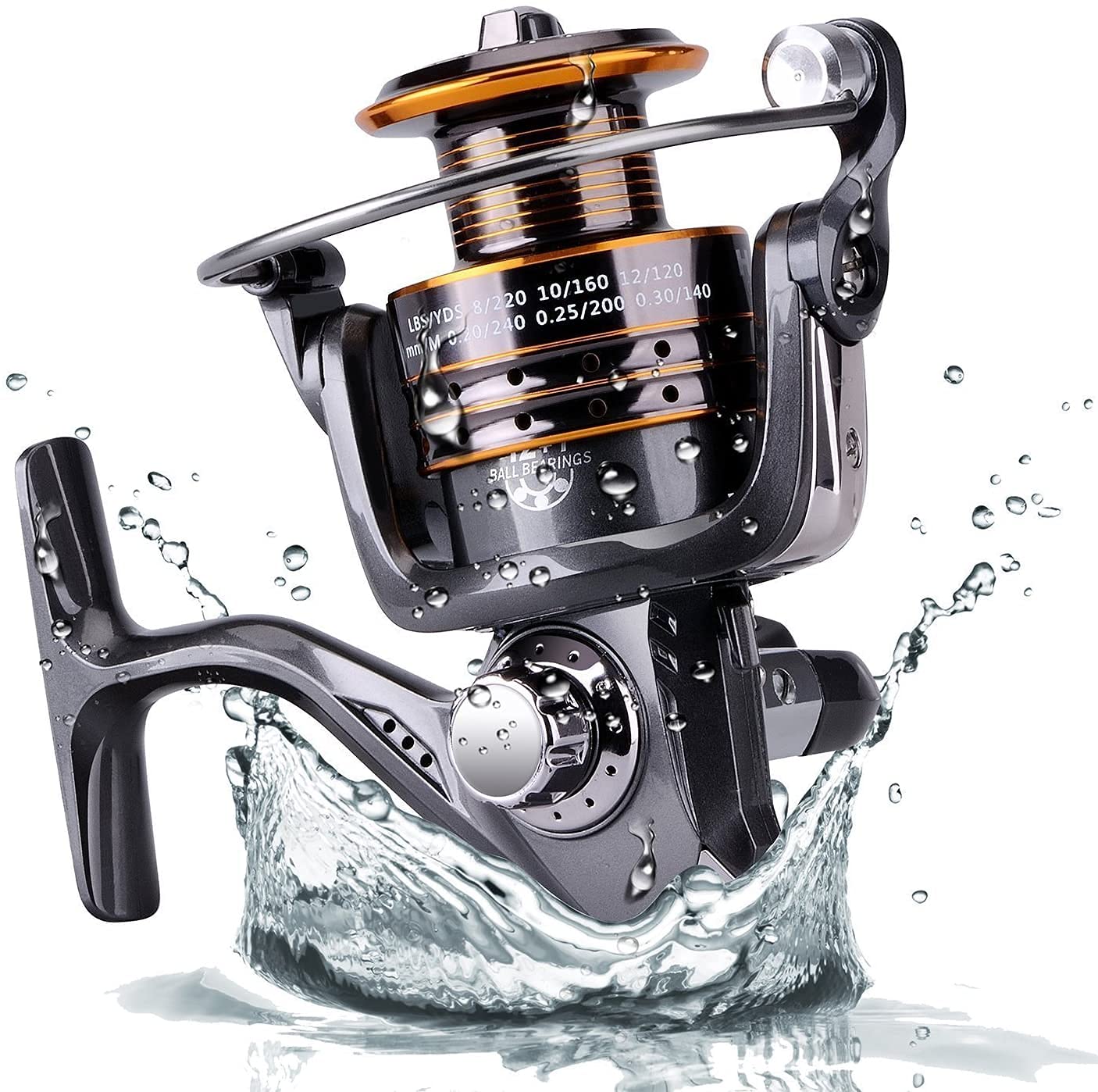 PLUSINNO Fishing Rod and Reel Combos Kit - 212Pcs Saltwater & Freshwater Fishing Tackle Set - Durable Fishing Gear for Bass, Trout, Salmon - Perfect for Shore, Boat, and Kayak Fishing Adventures