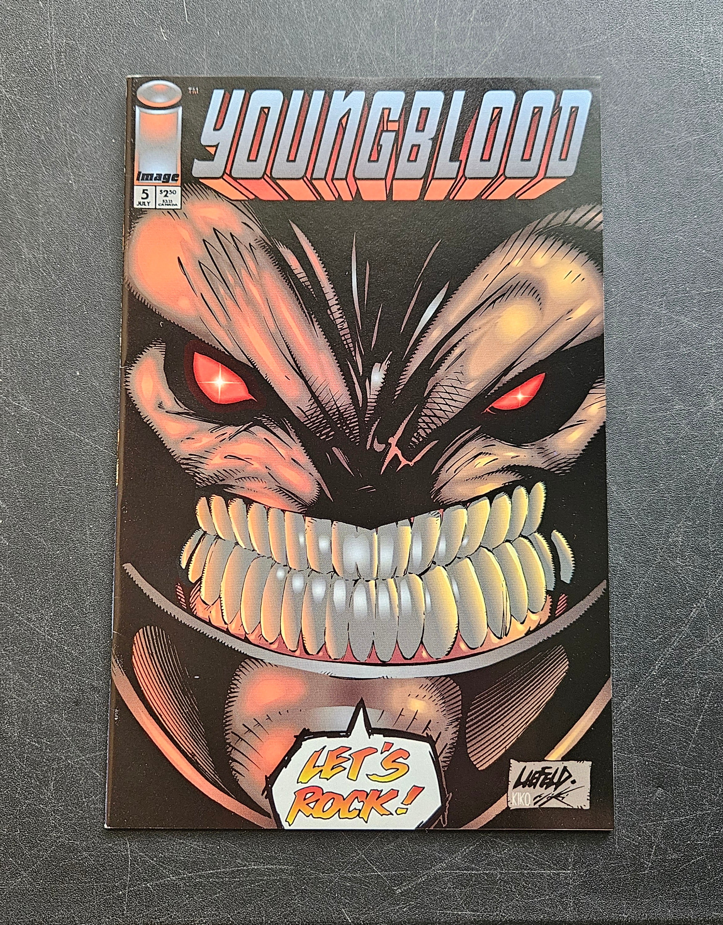 Youngblood Vol. 1 #5 Let's Rock - Image Comics July 1993 Vintage Collectible Comic Book - Perfect for Superhero Fans & Comic Collectors