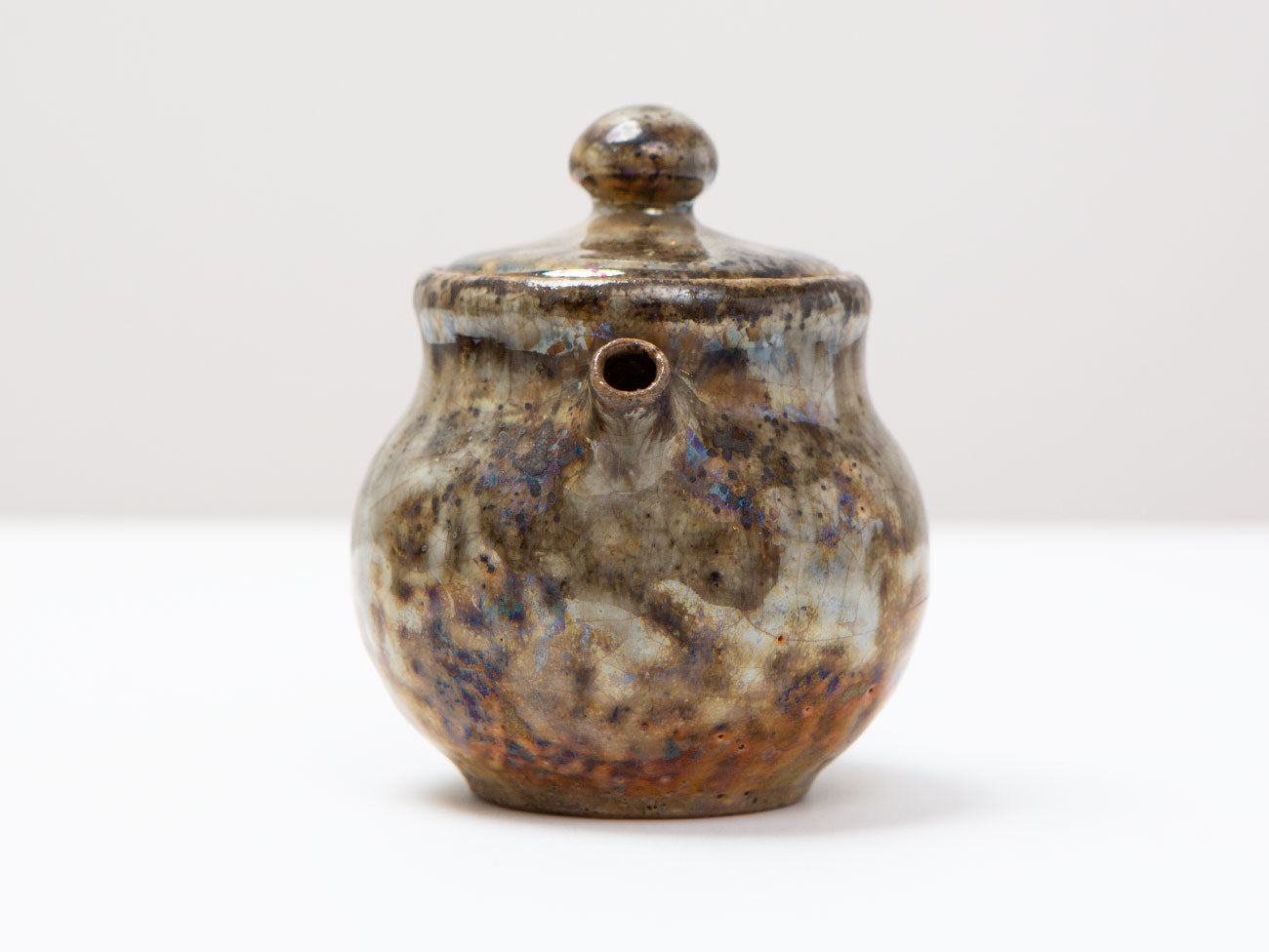 Shino Gold Glaze Ceramic Vase - Handcrafted Japanese Pottery for Home Decor, Wedding Centerpieces & Gift Ideas