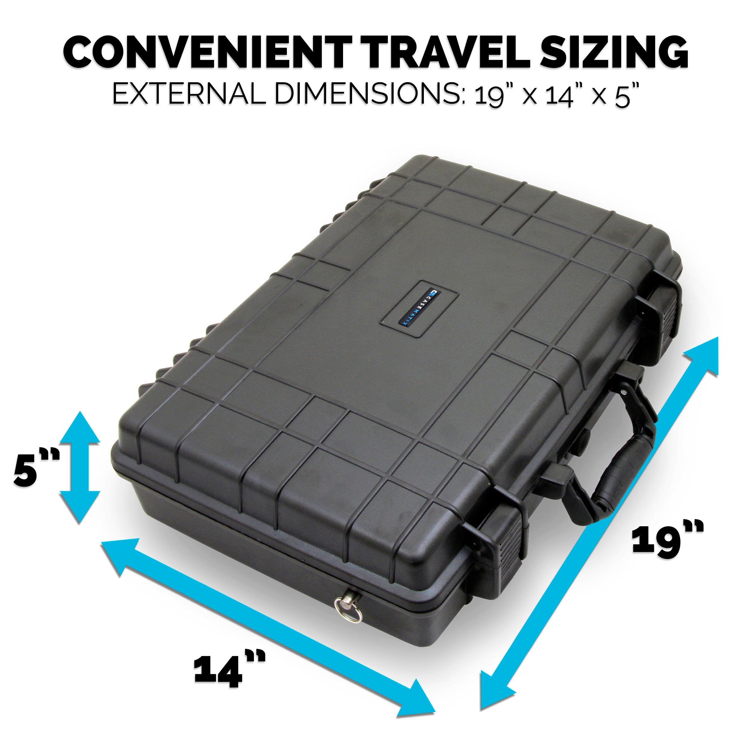 Waterproof Travel Case for Starlink Mini - Compatible with Kickstand, Pipe Adapter, Cables & Power Supply | Portable Storage Organizer for Camping, RV Trips & Outdoor Adventures