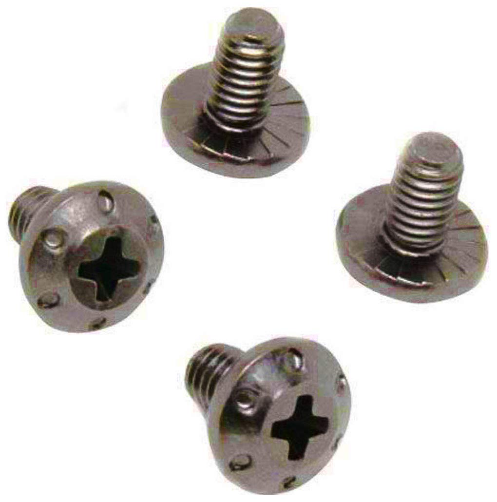 Shoei Orsa Base Plate Screws Set of 4 - Replacement Fasteners for Street Motorcycle Helmets - Universal Fit - Perfect for Helmet Maintenance & Repair