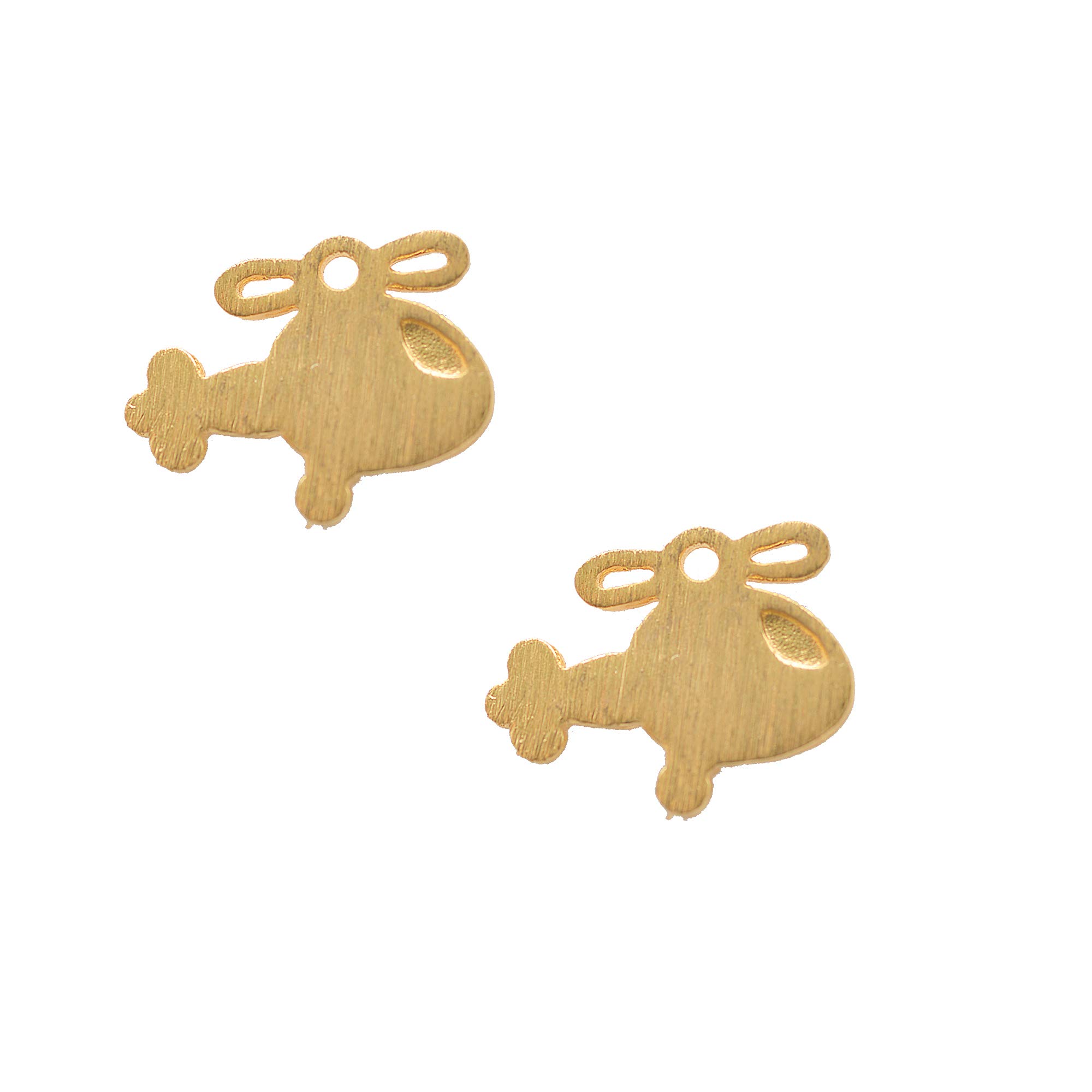 Spinningdaisy Handcrafted Brushed Metal Helicopter Stud Earrings - Unique Aviation Jewelry for Women, Perfect for Pilots & Travel Lovers - Great for Everyday Wear, Gifts & Special Occasions