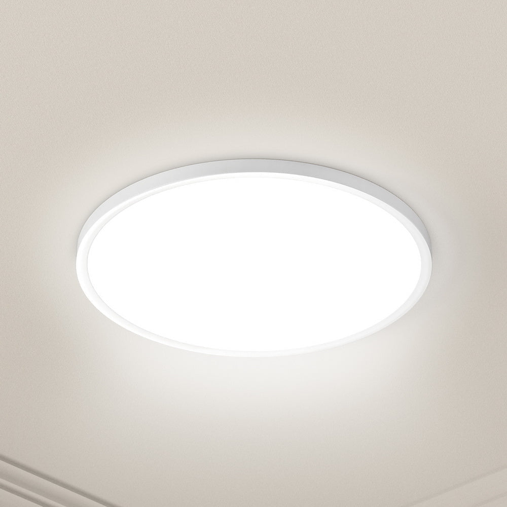 42W Ultra Thin LED Ceiling Light, 5CM Round Oyster Lamp, Modern Cool/Warm White Dimmable for Living Room, Bedroom, Kitchen, Office Lighting