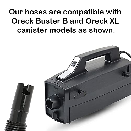 Oreck XL Canister Vacuum Hose Replacement - 3ft Swivel Hose Compatible with Shurlok & Friction Buster B Handheld Models - Perfect for Deep Cleaning Carpets, Furniture & Tight Spaces