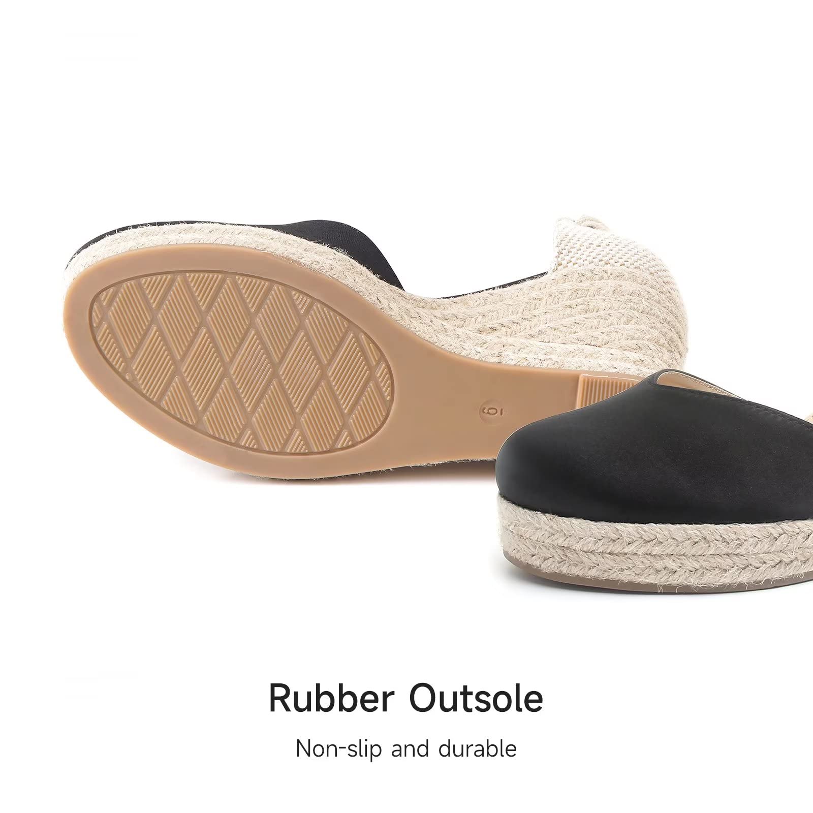 MUSSHOE Women's Comfortable Wedge Sandals - Stylish Summer Casual Shoes for Beach, Walking & Outdoor Activities