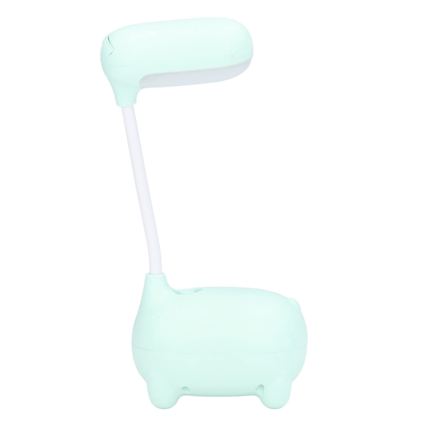 USB Rechargeable LED Desk Lamp with Creative Cute Design - Adjustable Brightness Eye Protection Study Light for Students, Office & Night Reading