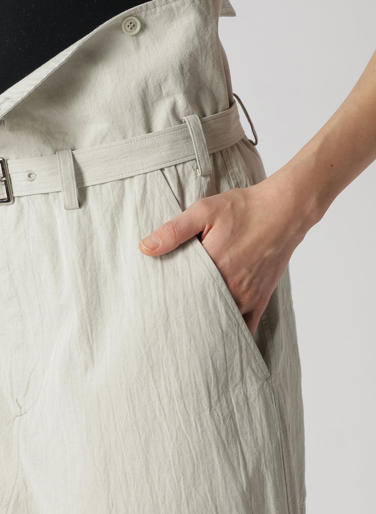 Premium Cotton Chambray High Waist Pants for Women - Comfortable & Stylish Casual Trousers for Work, Travel & Everyday Wear
